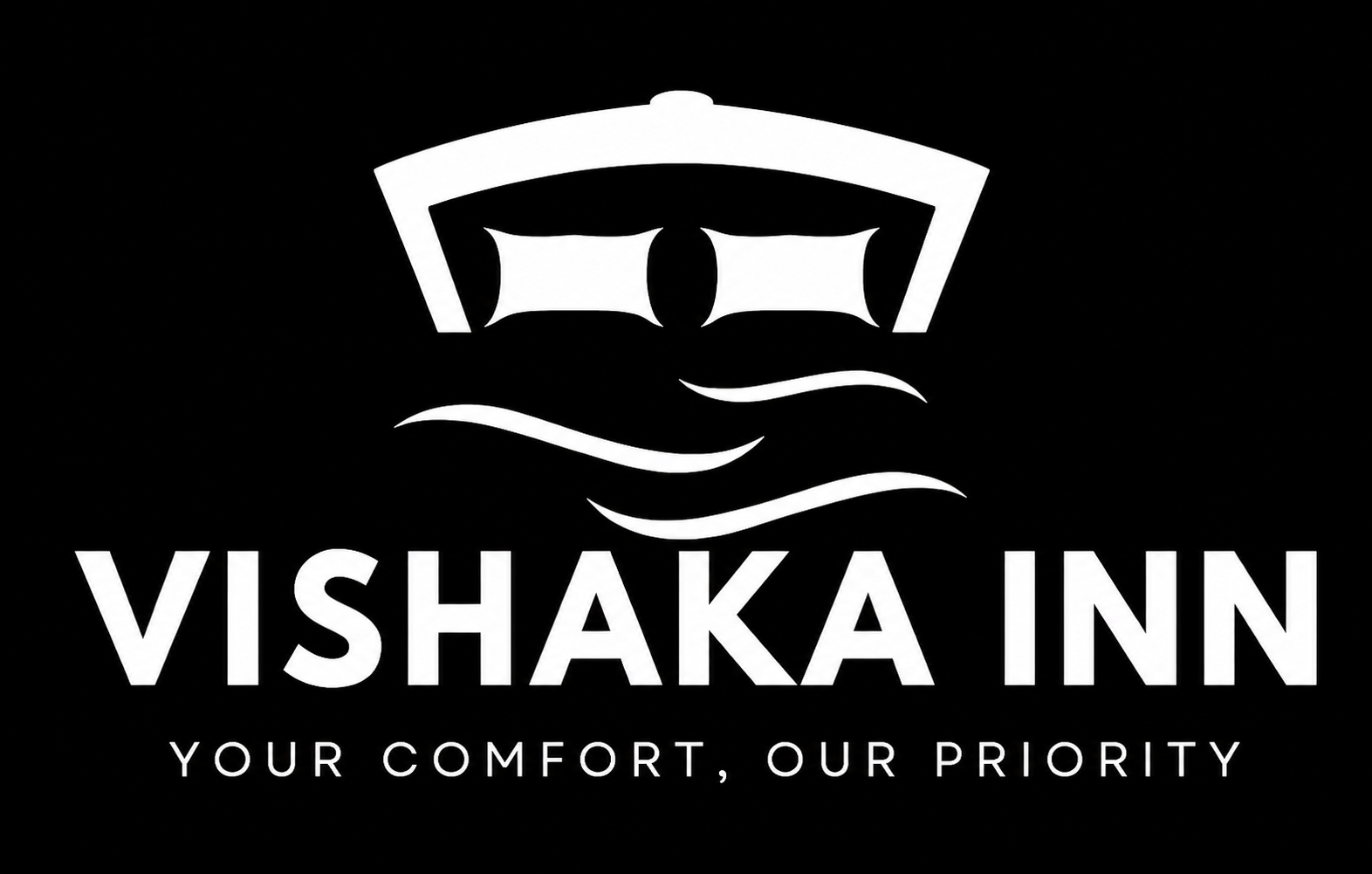 Vishaka INN logo with the tagline Your Comfort, Our Priority